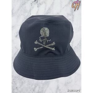 Mastermind X Swarovski Crystals Black Bucket Hat Size Small (MSRP: $800.00)